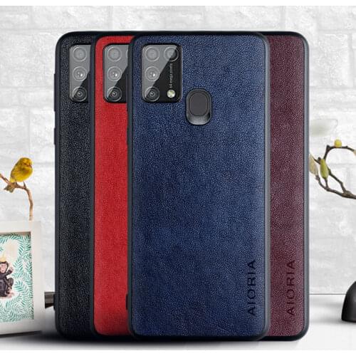 Case for Samsung Galaxy M31 funda Luxury Fashion soft leather skin phone cover for samsung m31 case coque capa