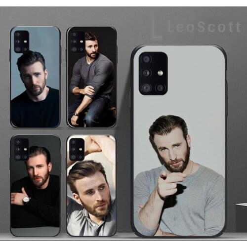 Chris Evans Phone Case For Samsung A32 A51 A52 A71 A50 A12 A21S S10 S20 S21 Plus Fe Ultra