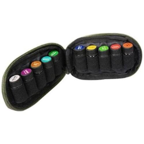 2ml 10 Bottles Travel Aromatherapy Essential Oils Storage Case Shockproof Holder Protective New