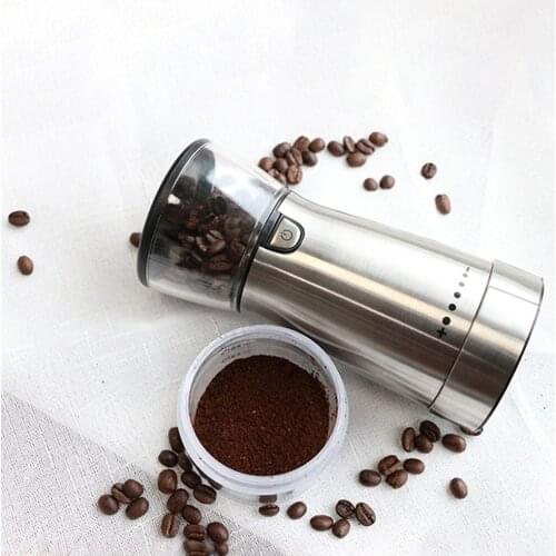 Electric Coffee Grinder With USB, Coffee Bean Grinder & Spice Grinder For Herbs, Nuts