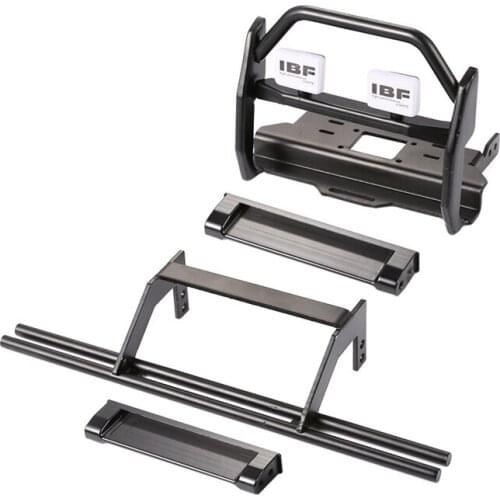 RC Car Metal Front & Rear Bumper for 1/10 RC Crawler Traxxas TRX4 G500 4X4 TRX6 G63 6X6 Upgrade Parts