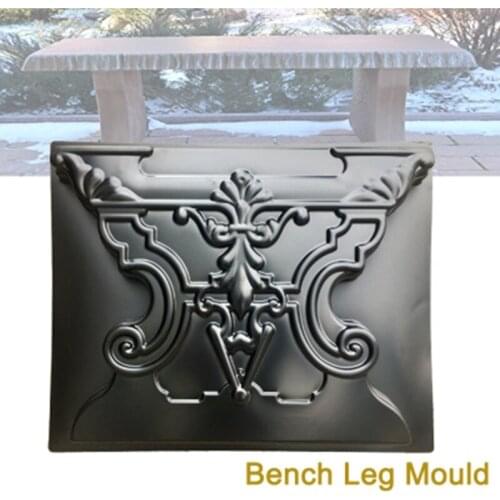 H55A Garden Simulation Stone Chair Bench Leg Mold Plastic Cement Concrete Paving Mould Outdoor Decoration