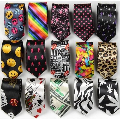 Fashion 5CM Tie Carton Hip Neck Tie Hisdern Skinny Ties Gifts for Men Butterfly Shirt England Silk Tie Men Accessories
