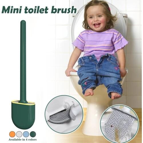 Toilet Bowl Brush and Holder Set Convenience Toilet Cleaning Brush Cleaning Supplies For Bathroom Free Household Merchandises