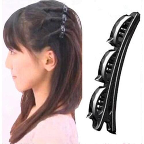 Newest Unisex Double Bangs Hairstyle Hairpin Twist Sport Hairpin Hairbands Black Hairpin Hair Hoop Clip Barrette Drop Shipping