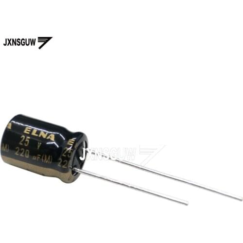 20PCS Original ELNA RA3 25V220UF 8X11.5MM audio Aluminum electrolytic capacitor 220uF/25V 85 degrees 25v 220uF ra3