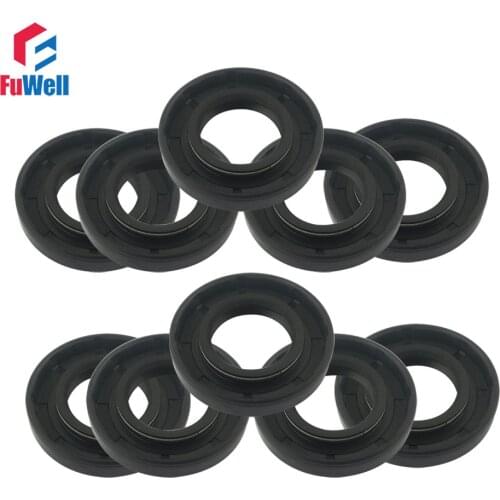 10pcs TC Type Skeleton Oil Seal Gasket 14x25x7/14x28x7/14x30x7/14x32x7/15x24x7/15x26x7mm NBR Black Rubber Radial Shaft Seal Ring