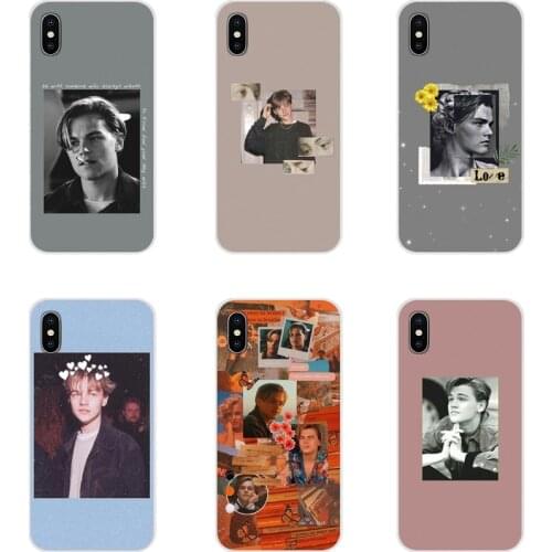 Transparent TPU Case Covers For Huawei G7 G8 P8 P9 P10 P20 P30 Lite Mini Pro P Smart Plus 2017 2018 2019 Young Leonardo DiCaprio