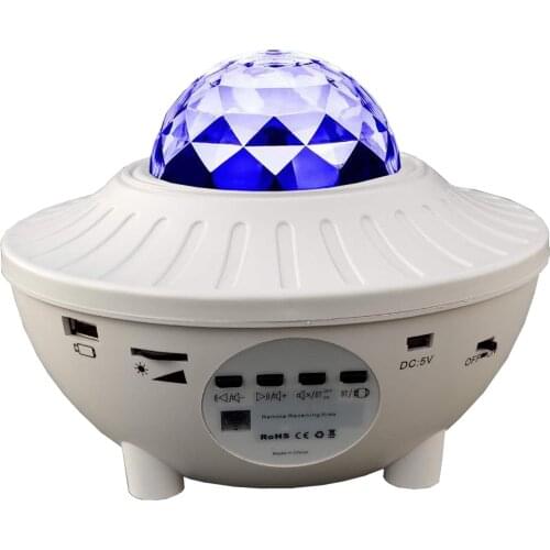 Stage Led Lightful Night Sky Ambient Light USB 5V Projector Lamp Ocean Wave Star Light Room Romantic Decor ball Holiday Lighting