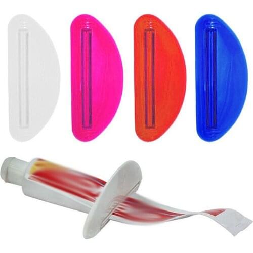 1/4pc New Toothpaste Tube Squeezer Random Colors Bathroom Home Accessories Useful Toothpaste Dispenser Accessories Dropshiping
