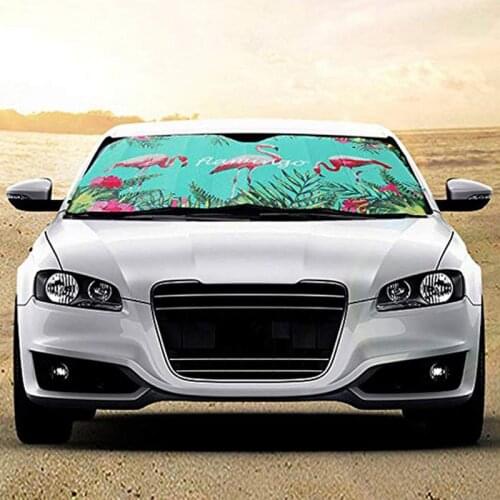 Car Window Sundshade Flamingo Front Car Sun Shade Summer Cool Casual Foldable Universal Car Windshield Visor Cover