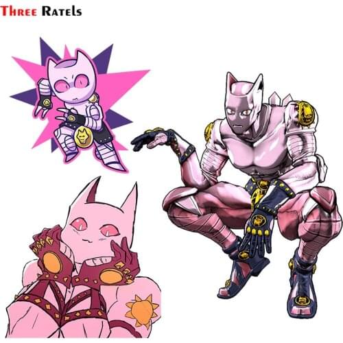 Three Ratels FC905 killer queen Jojos Bizzare Adventure Stickers for passat b5 car sticker car accessories laptoop decal