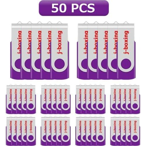 J-boxing LOT 50 USB Flash Drive 32 GB High Speed Flash Memory Stick Thumb Storage for Computer Laptop Macbook Tablet Car Studio