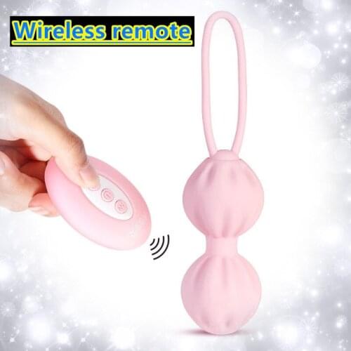 Pretty Love Kegel Vaginal Exercise Ben Wa Balls Wireless Remote Control Bullet Vibrator Kegel Vaginal Balls Sex Toys For Woman