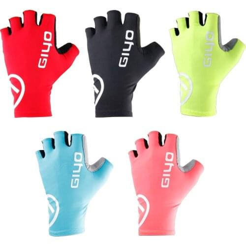 Cycling Gloves Half Finger Highway Mountain Bike Gloves Half Finger Short Finger Gloves Equipment