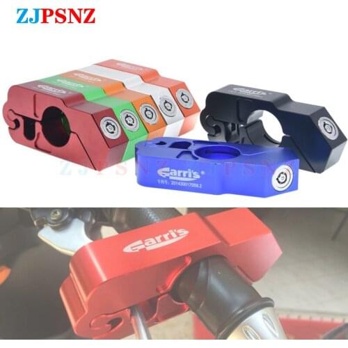Motorcycle Grip Lock CNC Grip Safety Lock Motorcycle Grip Lock Scooter ATV Dirt Street Bikes Auto Aluminum Alloy High Quality