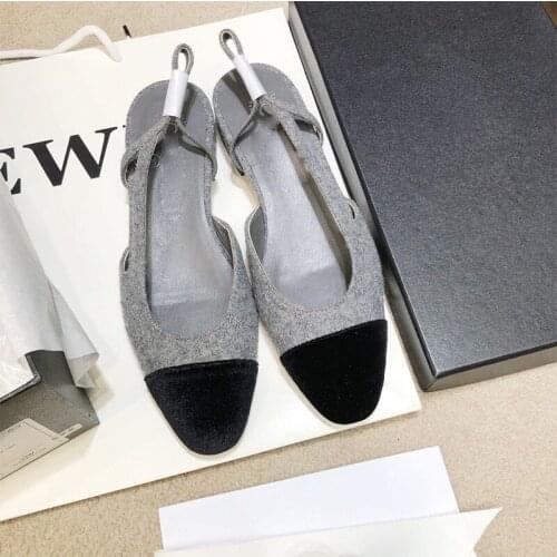 Women Sandals 2020 Women Shoes Block Heels Women Buckle Party Sandalias Sexy Classic Sandals Ladies Shoes Checkered sandals