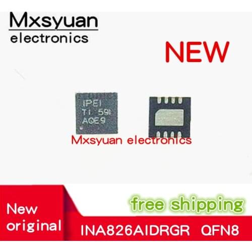 10pcs~50pcs/LOT INA826AIDRGR INA826AIDRGT INA826AIDRG IPEI QFN8 New original