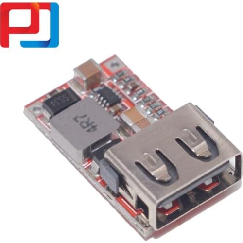 10pcs 6-24V 24V 12V to 5V USB Step Down Module DC-DC Converter Phone Charger Car Power Supply Efficiency 97.5% Buck
