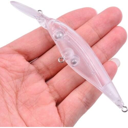 20PCS 11.2cm 9g Fishing Lure No Painting Artificial Hard Bait Blank Hard Lures Unpainted Popper Fishing baits