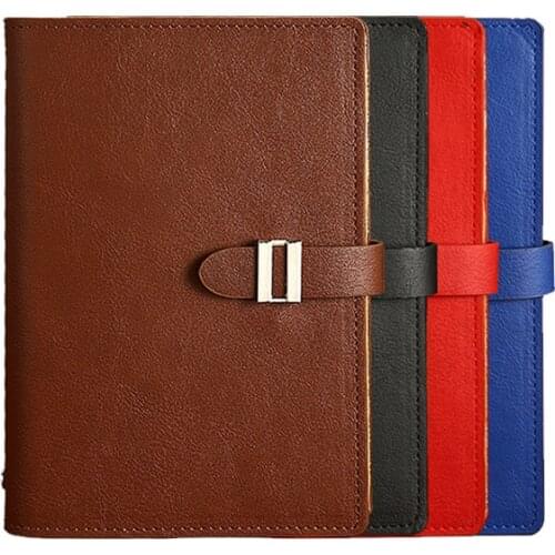 2020 Agenda Black Technology A6 Notebook Waterproof Erasable Loose Leaf Portable Diary Handbook Stationery Gift Custom Logo