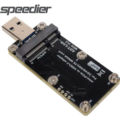 4G/5G/LTE mPCIe To USB3.0 High Current 4G LTE Industrial Mini PCIe To USB3.0 Adapter Card WWAN Module Riser Card Wireless Modern