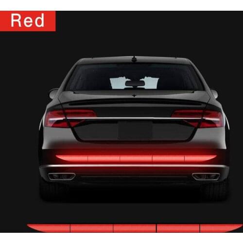 5pcs/Set Car Reflectante Reflector Sticker 91*4 Car Body Trunk Exterior Auto Accessories Reflective Tape Reflex Exterior Warning