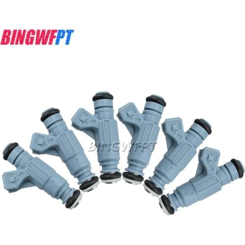 6pcs Fuel Injectors for VW NEW BEETLE 2.0L OEM 0280155874 Engine Gasoline Nozzle EV6