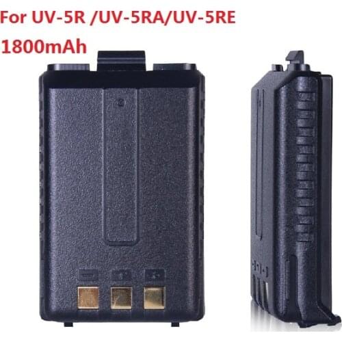 3800mAh Walkie Talkie Accessories Baofeng Uv 5r Battery For Uv-5ra uv-5re Extra Longer Time Standby