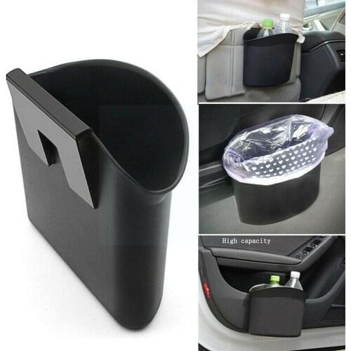 Car Accessories Back Car Waste Bin Side Door Trash Storage Back Can Bucket Cover Without C9Y0