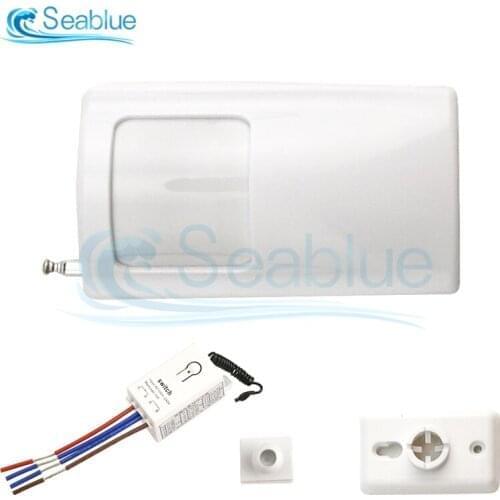 DC 5V-48V AC 100V-240V Wireless Human Body Infrared Detector PIR Motion Sensor Switch+Receiver For 433MHz Wifi/GSM/PSTN