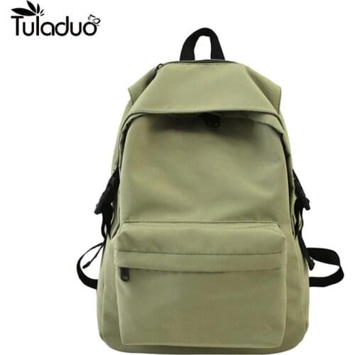 Large Capacity Fashion Backpack Schoolbags For Girl Nylon Female Shoulder Bags Simple Classic Desgin Travel Bag
