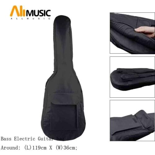 Portable Double shoulders strap Bass Guitar Bag Soft Case Protection For Electric Bass Guitar