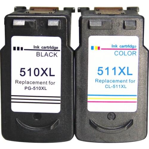 Ink Cartridge for Canon PG 510 CL 511 compatible for MP240 MP250 MP260 MP280 MP480 MP490 IP2700 MP480 MX320 Printers