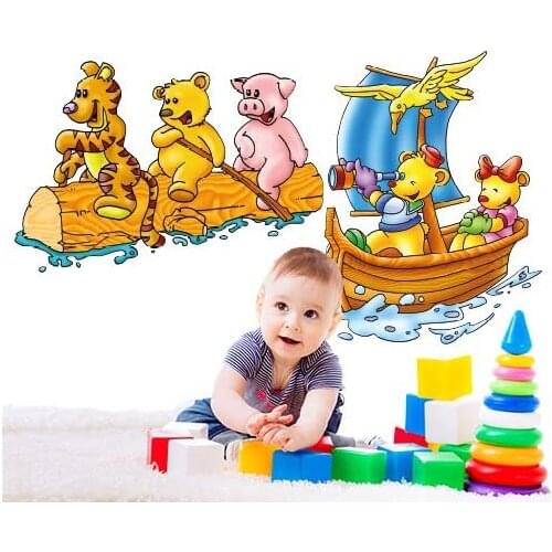 R00314 sticker mural kids Wall Art measures 120x46 cm Wall decoration, Wall stickers, wallpaper