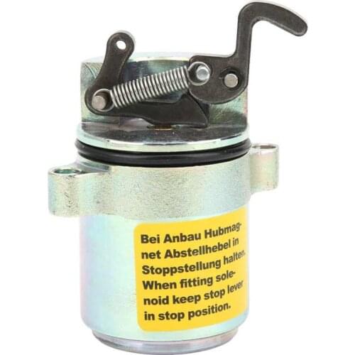 Shutdown Solenoid Valve for Deutz 0427-2733 Model Engine Control Stop Switch Shut Off Parts 12V