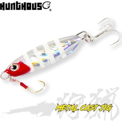 Hunthouse new lure 2019 fishing lure metal jig Casting jig duo plomb pour la peche sur chasse shore jigging 15g 18g 28g 38g 56g