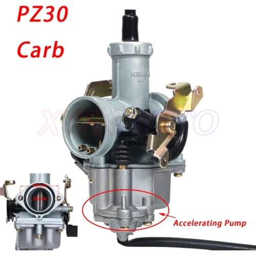 Motorcycle PZ30 30mm Carburetor Accelerating Pump Racing for 200Cc 250Cc for Keihin ABM IRBIS TTR 250