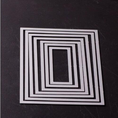 Metal rectangle die cutting dies for Scrapbooking/DIY Easter wedding Halloween Easter card