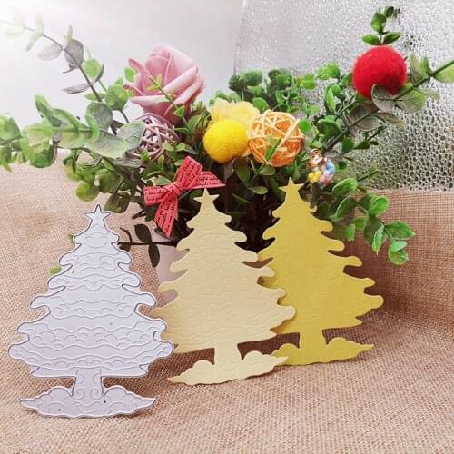 89*113mm Christmas tree Metal Cutting Dies for card DIY Scrapbooking stencil Paper Craft Album template Dies