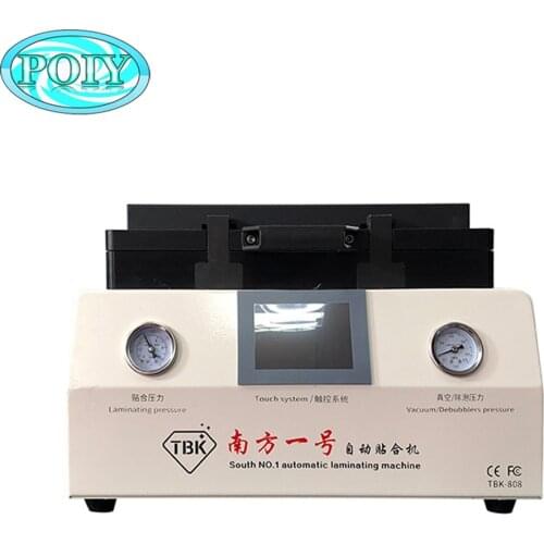 Newest TBK-808 LCD Touch Screen Repair Automatic Bubble Removing Machine OCA Vacuum Laminating Machine with automatic lock gas
