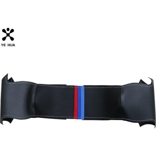 Fit For BMW1 Series M F20 F40 Car Steering Wheel Braid Cover Needles And Thread Artificial Leather Covers Suite Auto Accessories