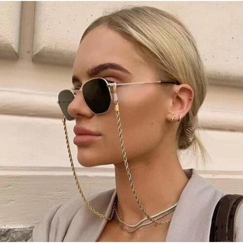 Necklace Reading Glasses Non-slip Lanyard Eyewear Accessories Fashion Metal Eyeglasses Chain Women Sunglasses Holder