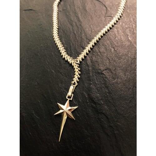 GULCE DERELI, COMET SYMBOL CHARM NECKLACE, INFINITY CHAIN NECKLACE, CHAIN NECKLACE, NEW SEASON, GIFT BOXX, GOLD/SILVER PLATED