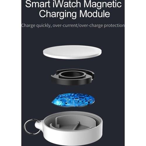 Portable Wireless Charger for Apple Watch charger series 6 SE 5 4 3 2 IWatch Usb Magnetic Keychain Charging