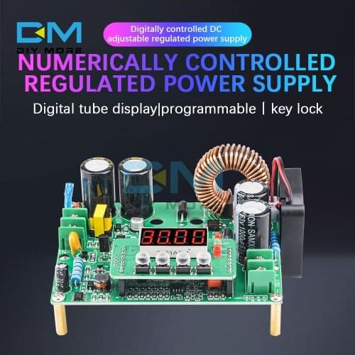 DKP6012 CNC Adjustable DC Step Down Voltage Regulator DC-DC Buck Converter 10V-65V Digital Control Volt Reducer Board