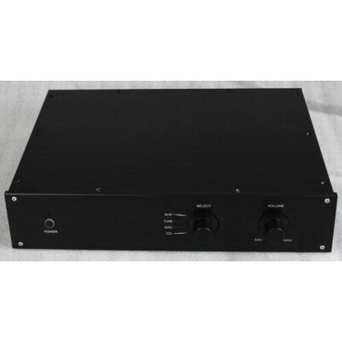 WA19 aluminum chassis pre-amplifier chassis/Enclosure/box 313*425*90mm