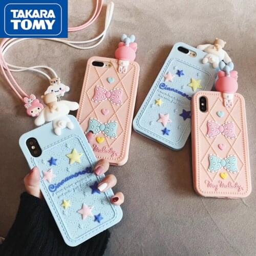 Takara Tomy Cartoon Silicone Phone Case for IPhone 7/8P/X/XR/XS/XSMAX/11/12PRO/12 Phone Couple Protection Case