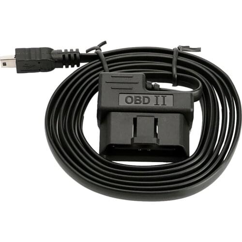Replacement Car Head Up Dispaly OBD II 2 16 Pin to Mini USB Cable 1.8 Meter
