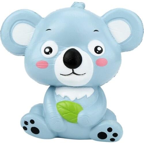 12cm Cute Koala Cream Scented Squishy Toy Slow Rising Squeeze Strap Kid Toy Gift Creative Pinch Toy Kawaii Decorative Ornaments